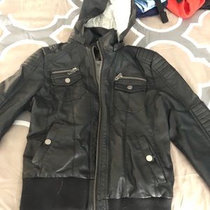 YMI faux leather jacket♥️ size M